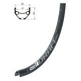 Rim KLS DRAFT DSC, 32H, 1 Eylet, AV, 26" black