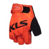 Gloves KLS YOGI short, red, M
