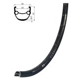 Rim KLS SCART DSC, 36H, FV, 28" black