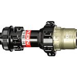 Hub rear D412SB-CL-X12-A4A-XDR, black, 24 holes