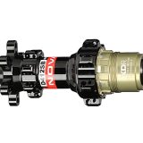 Hub rear D412SB-X12-A4A-XDR, black, 28 holes
