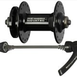 Hub front D761SBT anodized black, 32 holes