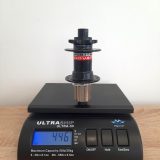 Hub rear D442SB-X12-S4S-11S anodized black, 32 holes