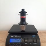 Hub rear D442SB-B12-S4S-11S anodized black, 32 holes