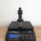 Hub rear D412CB-CL-B12-A4ALS-11S, UD shiny carbon, carbon, 24 key hole