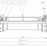 Hub front AS511SB, black, 20 holes - Image 3