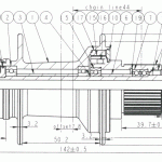 Hub rear D902SB-CL-X12-A4A-MS, black, 32 holes - Image 3