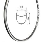 Rim Road SPRINT, U2.1 (622-17) Clincher Front 20 holes (375g)