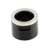 Side cap REAR X12, AL-BLK, L-1pc type, for D942SB, Novatec 30 one pc in PE-bag