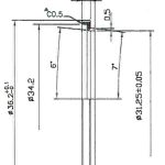 Water seal for all cassette bodies 36.2x31.25x3mm, BOM:270032-11 (098625) - Image 2