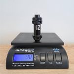 Hub front D411SB-CL-12, black, 24 key hole - Image 2