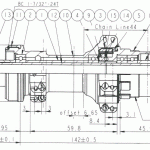 Hub rear D412SB-CL-X12-A4A-XDR, black, 28 holes - Image 3