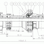 Hub rear D412SB-X12-A4A-XDR, black, 28 holes - Image 2
