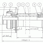 Hub front D791SB-CL-12, black, 28 holes - Image 2