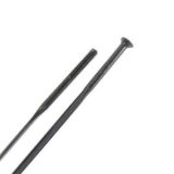 Spoke STRAIGHT, 208MM AERO-2.0/1.2-2.25/2.0 14G BLK SAPIM CX SPRINT, R9-RL