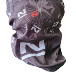Promo - Mutliscarf Novatec, grey/black, functional neck and headwear