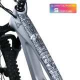 Frame Protection S glossy top tube eldorado black - unleazhed