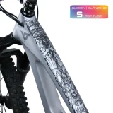 Frame Protection S glossy top tube empire black - unleazhed