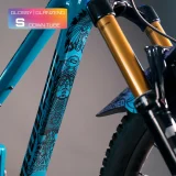 Frame Protection S glossy down tube tatanka black - unleazhed