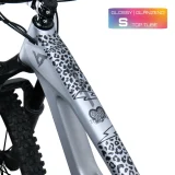 Frame Protection S glossy top tube Girls Shred black - unleazhed