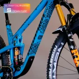 Frame Protection S glossy down tube Girls Shred black - unleazhed