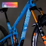 Frame Protection S glossy down tube Girls Shred white - unleazhed