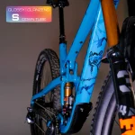 Frame Protection S glossy down tube Alpocalypse black - unleazhed