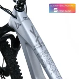 Frame Protection S glossy top tube runes of shred black - unleazhed