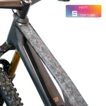 Frame Protection  S matt Top Tube Monstera white - unleazhed
