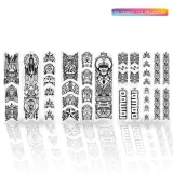 unleazhed - BP01 frame dawai black glossy XXL