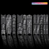 unleazhed - BP01 frame runes of shred white glossy XXL