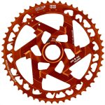 Helix Race 12s Cassette - 43-52T, Aluminum Cogs Naranja - Image 2