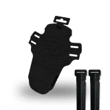 Mudguard Gravel Bike small MG01 Topolines black - Unleazhed
