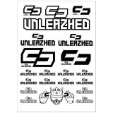 unleazhed - SB01 Stickerbogen logo skin
