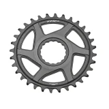CR-M9050 30T Boost 3mm offset Chainring, Duotone (Sandblasted Black / Space Grey)