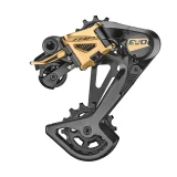 RD-M9050-L EVO Rear derailleur, 12 speed, High polished gold, 52T Max, Long cage w/ clutch