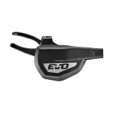 SL-M9050-12R EVO Shift lever, 12 speed, right, w/ 2400mm shift cable, Black/silver, w/ discrete clamp