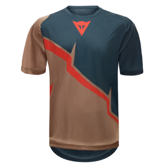 Dainese - Hgaer Jersey Ss - T-shirts - Men - Brown/blue/red