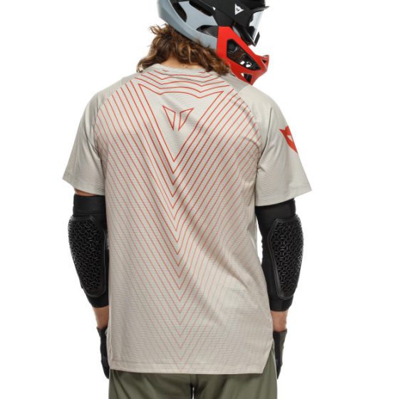 Dainese - Hgaer Jersey Ss - T-shirts - Men - Taupe/red - Image 5