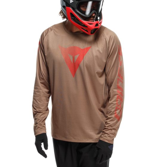 Dainese - Hgaer Jersey Ls - T-shirts - Men - Brown/red - Image 9