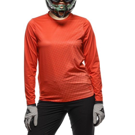 Dainese - Hgaer Jersey Ls Wmn - T-shirts - Women - Red - Image 4