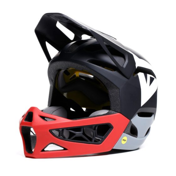 Dainese - Linea 01 Mips Evo - Helmets - Unisex - Mono Matt Black/red/nardo Grey