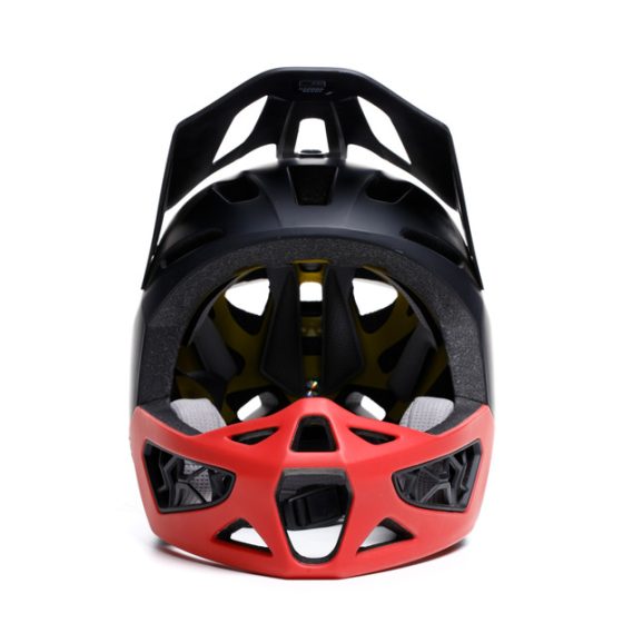 Dainese - Linea 01 Mips Evo - Helmets - Unisex - Mono Matt Black/red/nardo Grey - Image 2