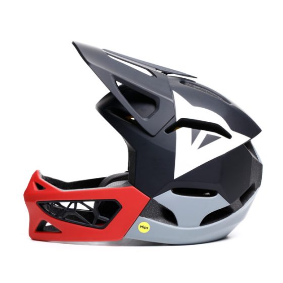 Dainese - Linea 01 Mips Evo - Helmets - Unisex - Mono Matt Black/red/nardo Grey - Image 3