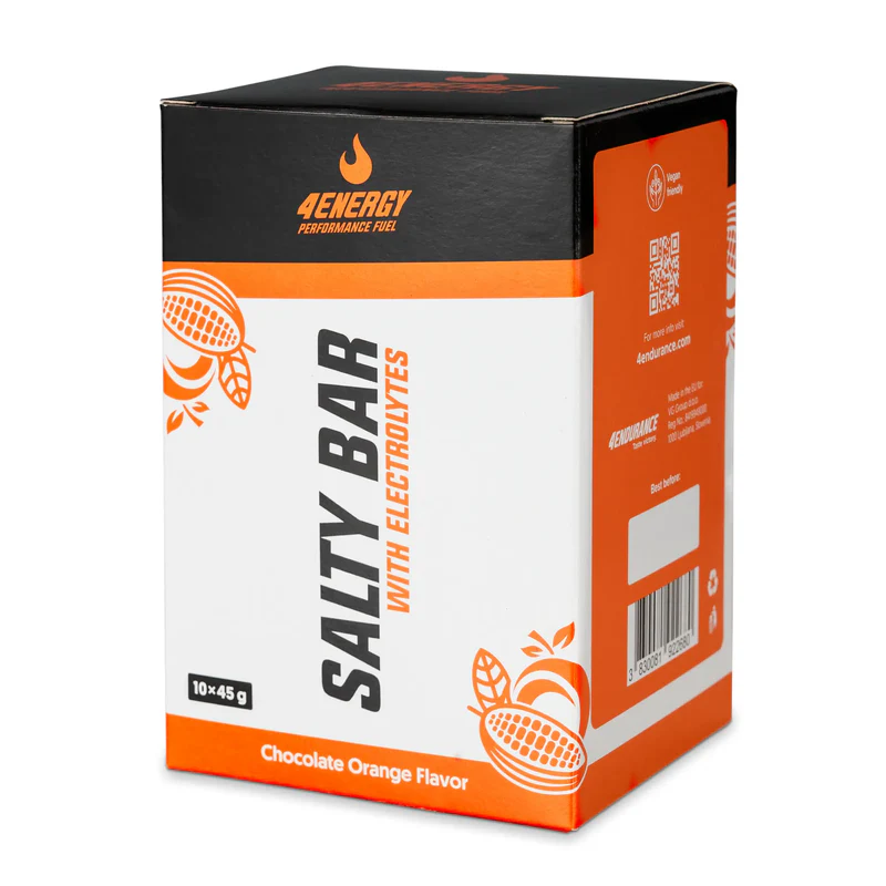 4Energy Salty Bar Box - Chocolate - orange