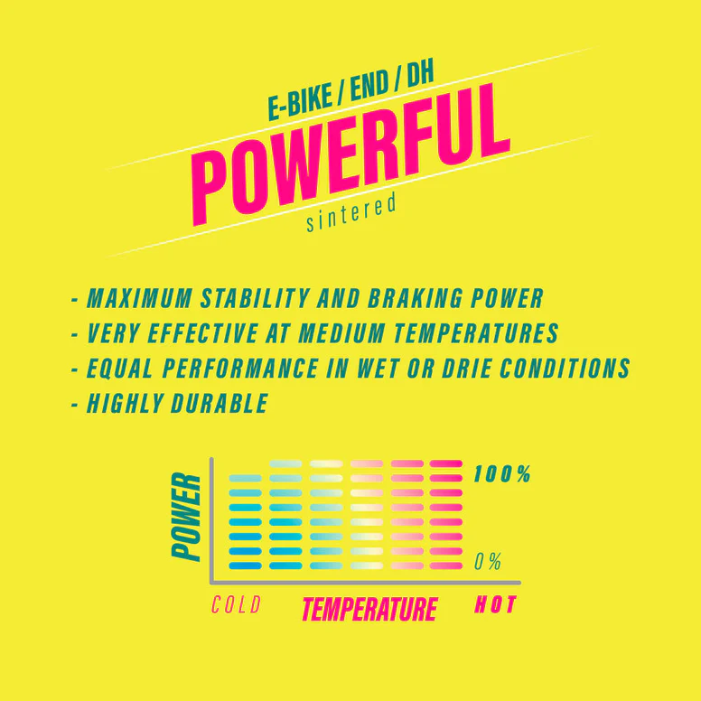 658 LESS POWERFUL BRAKE PADS Sram code-guide / Avid code - Image 2