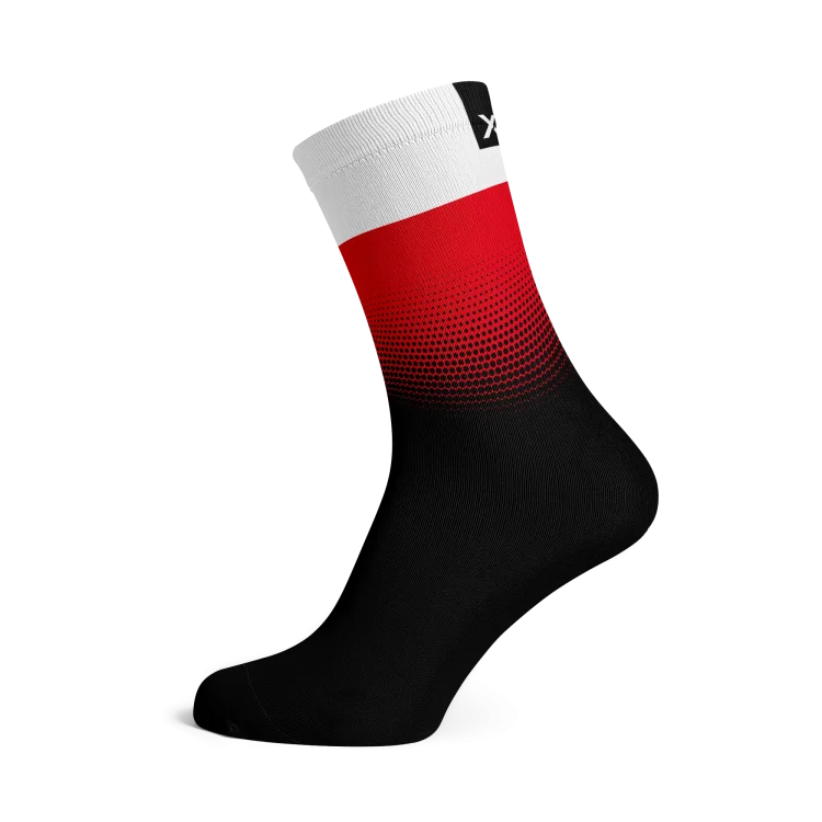 Poland Flag Socks