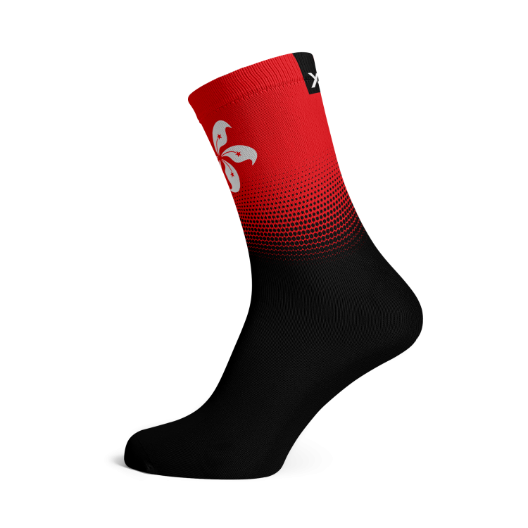 Hong Kong Flag Socks