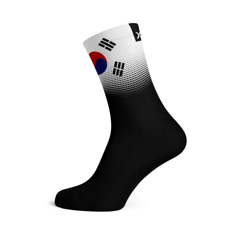 South Korea Flag Socks
