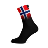 Norway Flag Socks